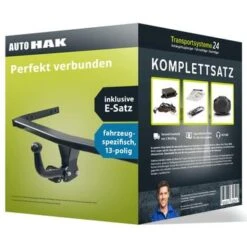 Set: Anhängerkupplung Starr Auto Hak + Elektrosatz 13-pol ECS Electronics Seat Tarraco SUV 09.2018 - Jetzt