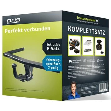 Set: Anhängerkupplung Starr Oris + Elektrosatz 7-pol Erich Jaeger Audi Q3 06.2011 - 01.2015 3 Set: Anhängerkupplung Starr Oris + Elektrosatz 7-pol Erich Jaeger Audi Q3 06.2011 - 01.2015