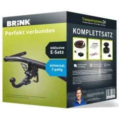 Set: Anhängerkupplung Abnehmbar Brink + Elektrosatz 7-pol Trail-tec Seat Ibiza Fliessheck 05.2017 - Jetzt