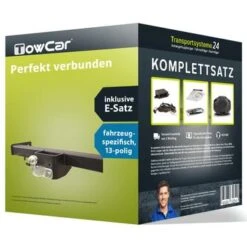 Set: Anhängerkupplung Starr TowCar + Elektrosatz 13-pol Erich Jaeger Peugeot Rifter Bus 09.2018 - Jetzt