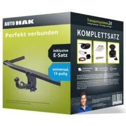 Set: Anhängerkupplung Abnehmbar Auto Hak + Elektrosatz 13-pol Trail-tec Renault Megane Grand Tour (Kombi) 10.2012 - 01.2016