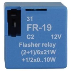 Relais 3pol. Europäisch. Steckbild